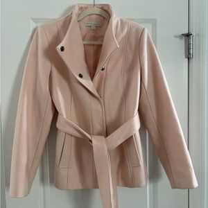 New York and Company Blush Belted Coat